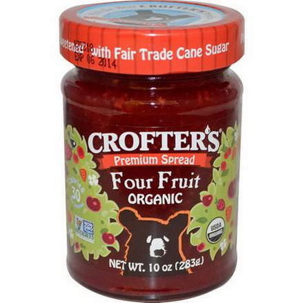 Crofter's Organic, Premium Spread, Four Fruit 283g