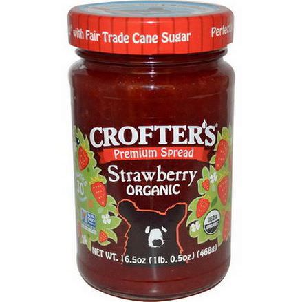 Crofter's Organic, Premium Spread, Strawberry 468g