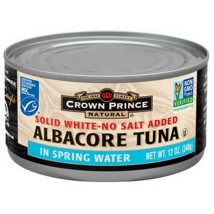 Crown Prince Natural, Albacore Tuna, Solid White-No Salt Added 340g