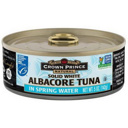 Crown Prince Natural, Solid White Albacore Tuna, in Spring Water 142g
