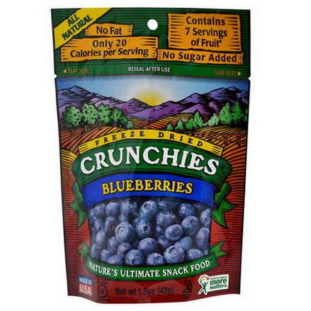 Crunchies Food Company, Blueberries, Freeze Dried 42g
