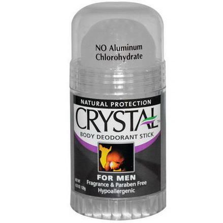 Crystal Body Deodorant, Body Deodorant Stick for Men, Fragrance Free 120g
