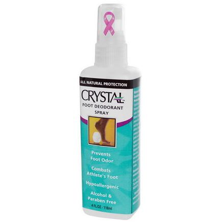 Crystal Body Deodorant, Foot Deodorant Spray 118ml