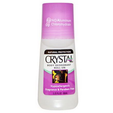 Crystal Body Deodorant, Roll-On Body Deodorant 66ml