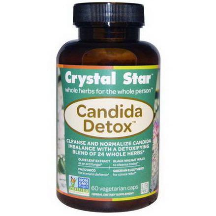 Crystal Star, Candida Detox, 60 Veggie Caps