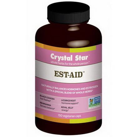 Crystal Star, Est-Aid, 150 Veggie Caps