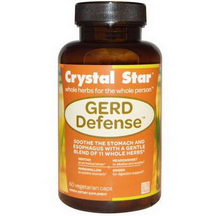 Crystal Star, GERD Defense, 60 Veggie Caps