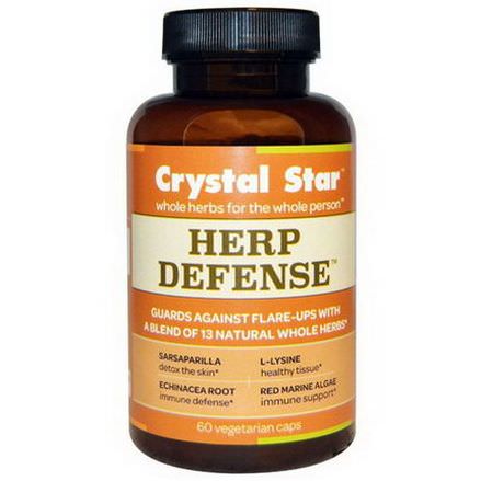 Crystal Star, Herp Defense, 60 Veggie Caps