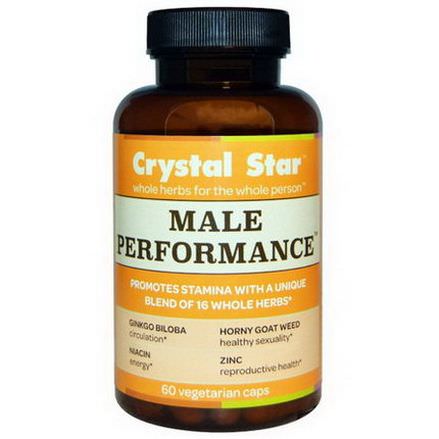 Crystal Star, Male Performance, 60 Veggie Caps