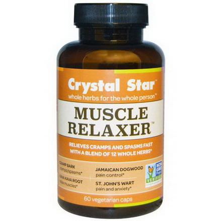 Crystal Star, Muscle Relaxer, 60 Veggie Caps