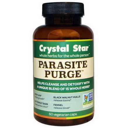 Crystal Star, Parasite Purge, 60 Veggie Caps