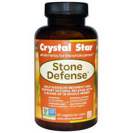 Crystal Star, Stone Defense, 60 Veggie Caps