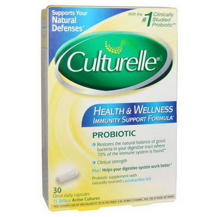 Culturelle, Health&Wellness, Immunity Support Formula Probiotic, 30 Capsules