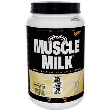 Cytosport, Inc, Genuine Muscle Milk, Lean Muscle Protein, Cake Batter 1120g