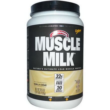 Cytosport, Inc, Genuine Muscle Milk, Lean Muscle Protein, Vanilla Creme 1120g