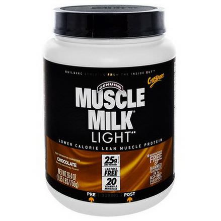 Cytosport, Inc, Genuine Muscle Milk Light, Chocolate 750g