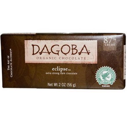 Dagoba Organic Chocolate, Eclipse, Extra Strong Dark Chocolate 56g
