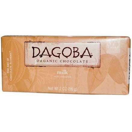 Dagoba Organic Chocolate, Milk Chocolate 56g