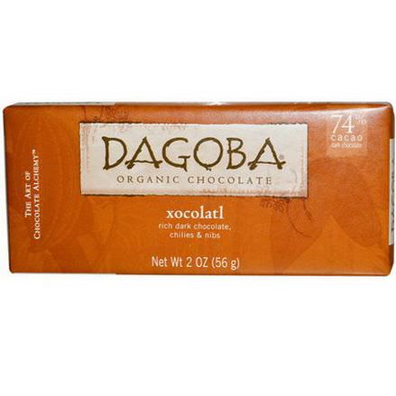 Dagoba Organic Chocolate, Xocolatl 56g