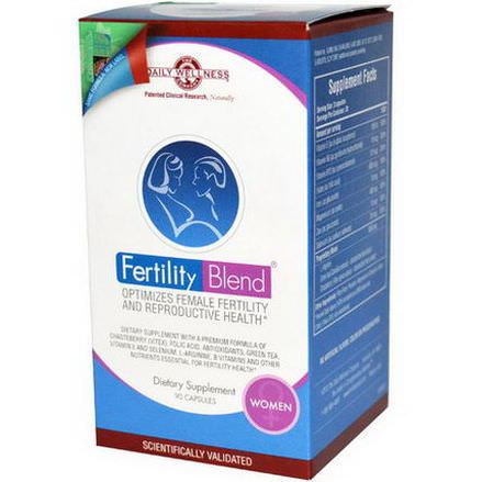 Daily Wellness Company, Fertility Blend for Women, 90 Capsules
