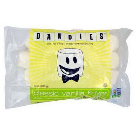 Dandies, Air-Puffed Marshmallows, Classic Vanilla Flavor 283g