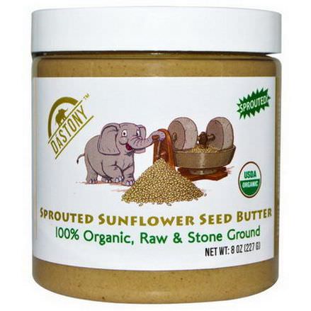 Dastony, 100% Organic Sprouted Sunflower Seed Butter 227g