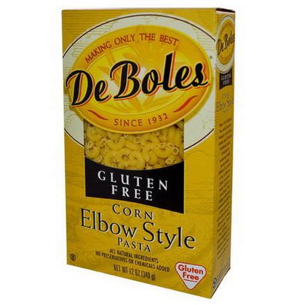 DeBoles, Corn Elbow Style Pasta, Gluten Free 340g