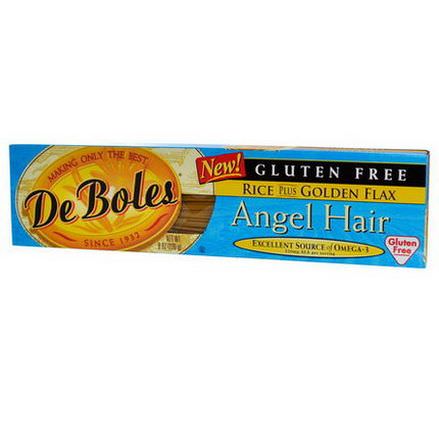 DeBoles, Gluten Free, Angel Hair, Rice Plus Golden Flax 226g