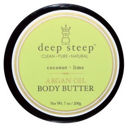 Deep Steep, Argan Oil Body Butter, Coconut - Lime 200g