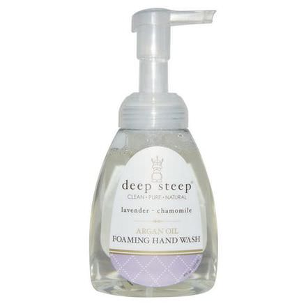 Deep Steep, Argan Oil Foaming Hand Wash, Lavender - Chamomile 237ml