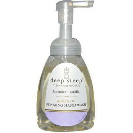 Deep Steep, Argan Oil Foaming Hand Wash, Lavender - Vanilla 237ml