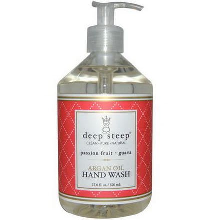 Deep Steep, Argan Oil Hand Wash, Passion Fruit- Guava 520ml