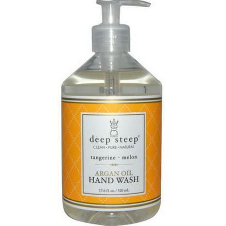 Deep Steep, Argan Oil Hand Wash, Tangerine - Melon 520ml