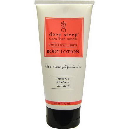 Deep Steep, Body Lotion, Passion Fruit - Guava 177ml