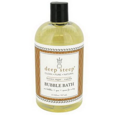 Deep Steep, Bubble Bath, Brown Sugar - Vanilla 517ml