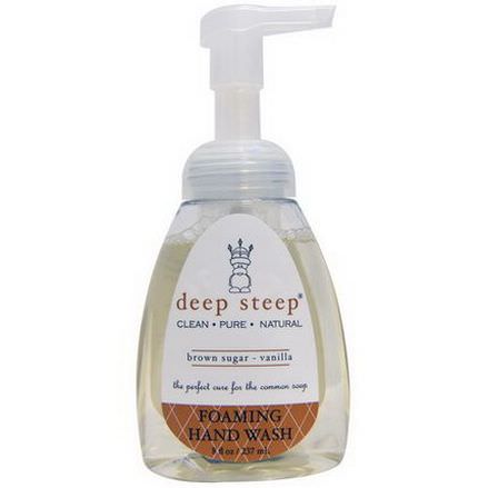 Deep Steep, Foaming Hand Wash, Brown Sugar - Vanilla 237ml