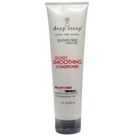 Deep Steep, Glossy Smoothing Conditioner, Brilliant Sheen 295ml