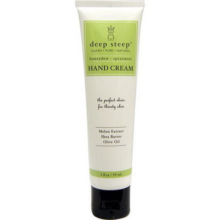 Deep Steep, Hand Cream, Honeydew - Spearmint 59ml