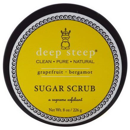 Deep Steep, Sugar Scrub, Grapefruit - Bergamot 226g