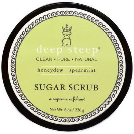 Deep Steep, Sugar Scrub, Honeydew - Spearmint 226g