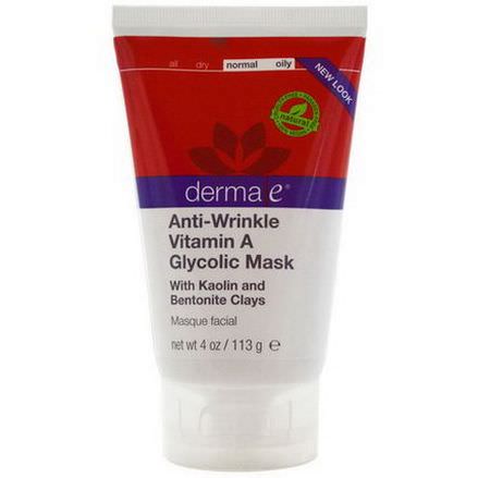 Derma E, Anti-Wrinkle Vitamin A Glycolic Mask 113g