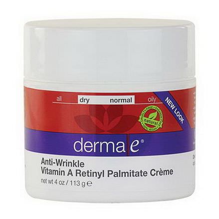 Derma E, Anti-Wrinkle Vitamin A Retinyl Palmitate Cream 113g