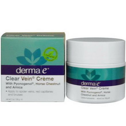 Derma E, Clear Vein Cream 56g