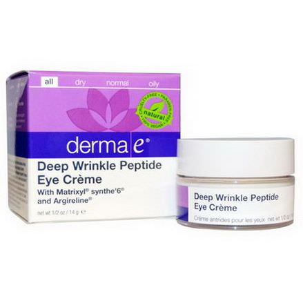 Derma E, Deep Wrinkle Peptide Eye Cream 14g