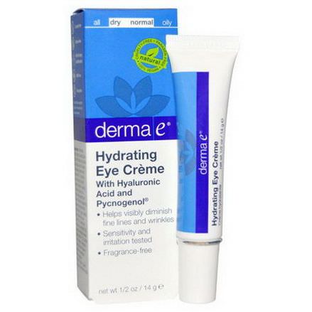 Derma E, Hydrating Eye Cream with Hyaluronic Acid and Pycnogenol 14g