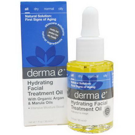 Derma E, Hydrating Facial Treatment Oil 30ml