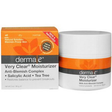 Derma E, Very Clear Moisturizer, Anti-Blemish Complex 56g