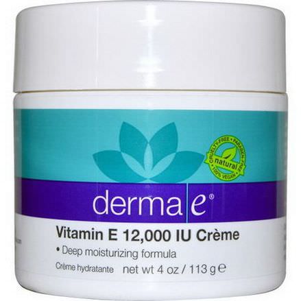 Derma E, Vitamin E 12,000 IU Creme 113g