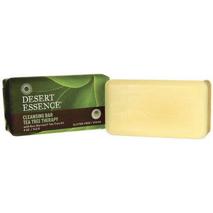 Desert Essence, Cleansing Bar Tea Tree Therapy 142g