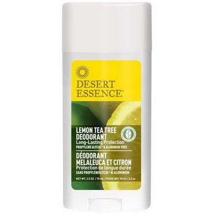 Desert Essence, Deodorant, Lemon Tea Tree 70ml